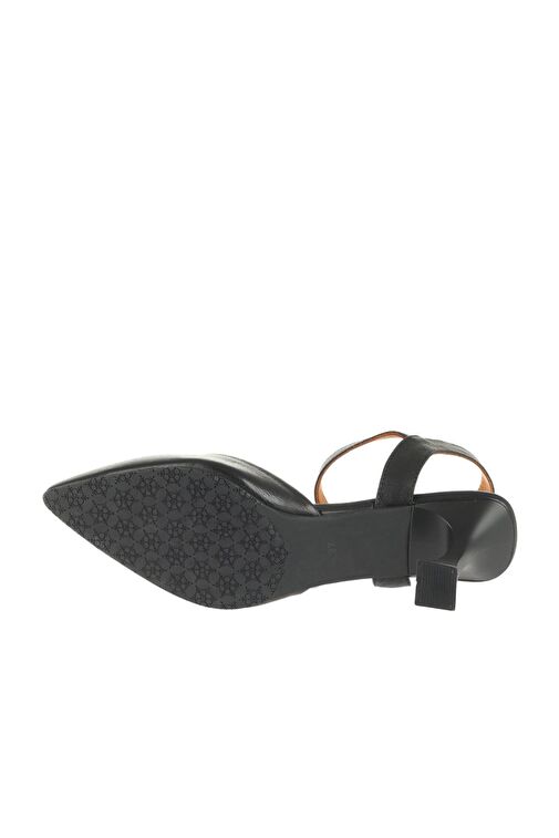 Bueno Shoes Siyah Deri Kadın Topuklu Ayakkabı 01wa1403 - Görsel 6