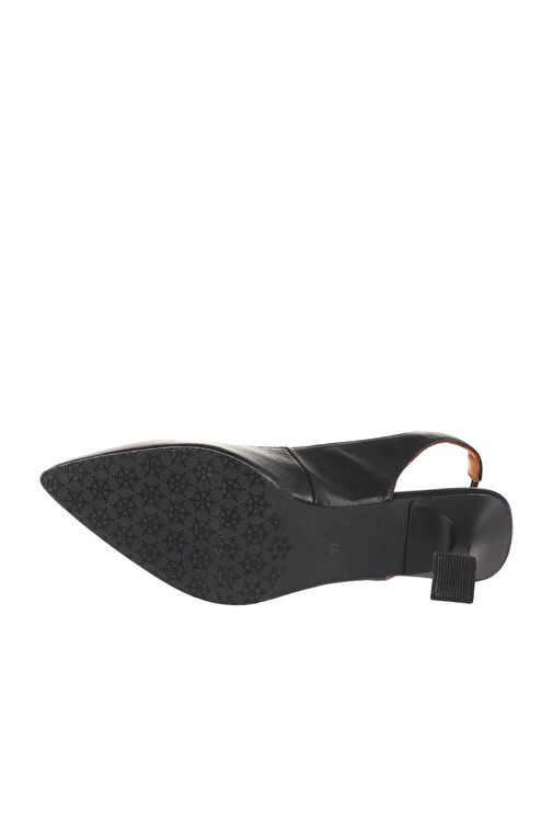 Bueno Shoes Siyah Deri Kadın Topuklu Ayakkabı 01wa1400 - Görsel 6