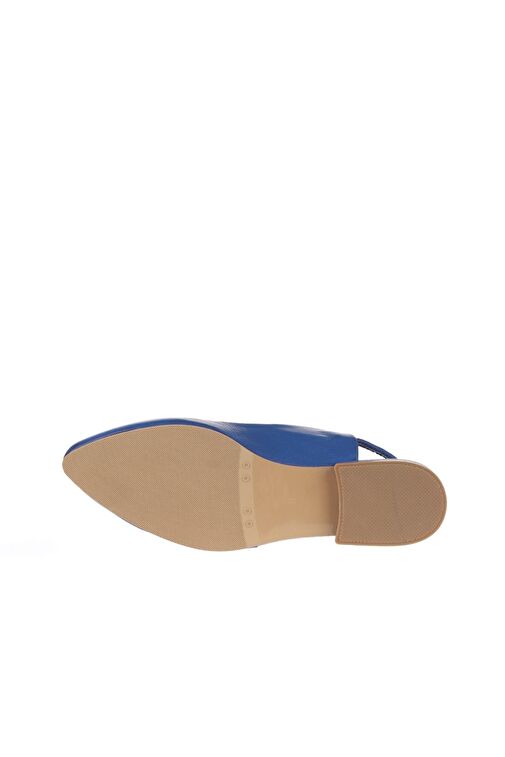 Bueno Shoes Mavi Koyu Deri Kadın Düz Sandalet 01wa0303 - Görsel 6