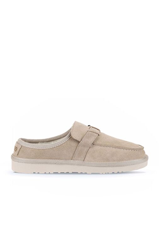Bueno Shoes Bej Süet Kadın Düz Terlik 05wt104 - Görsel 2