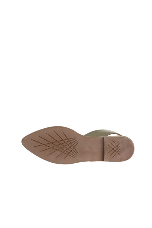 Bueno Shoes Haki Deri Kadın Sandalet 01ws2311 - Görsel 6