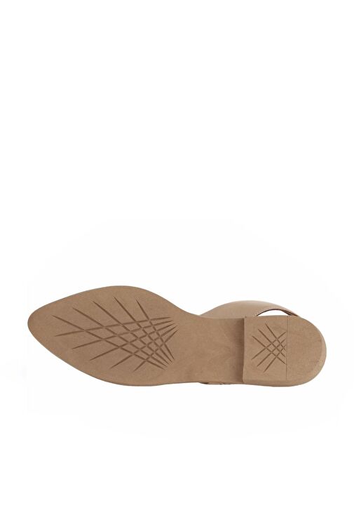 Bueno Shoes Gül Kurusu Deri Kadın Düz Sandalet 01wa9202 - Görsel 6