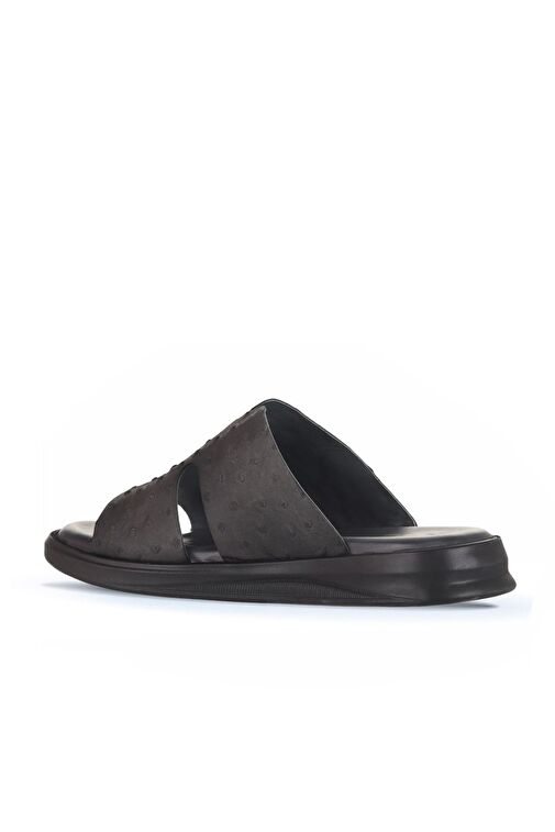 Bueno Shoes Gri Nubuk/deve Kuşu Erkek Düz Terlik 25mt2488 - Görsel 5