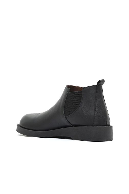 Bueno Shoes Siyah Deri Kadın Düz Bot 01wd2201 - Görsel 5