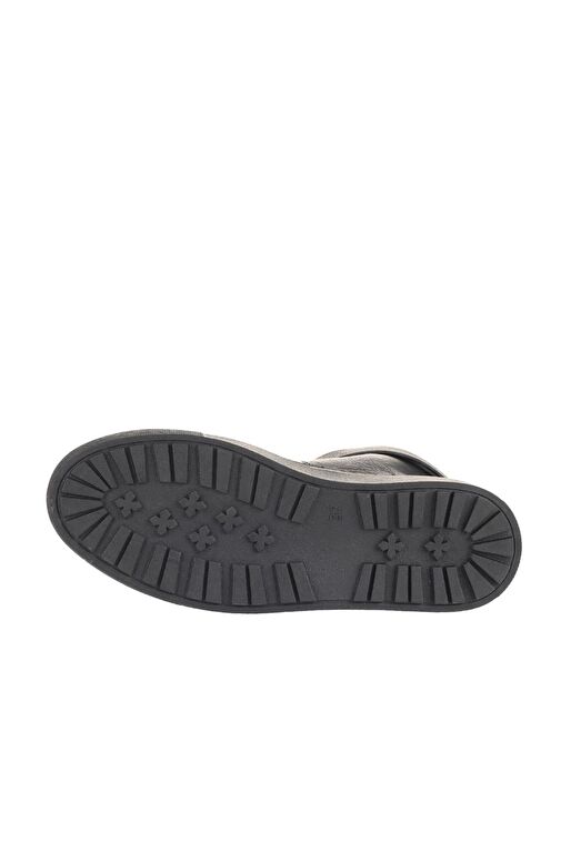 Bueno Shoes Siyah Deri Kadın Düz Bot 01wd2601 - Görsel 6