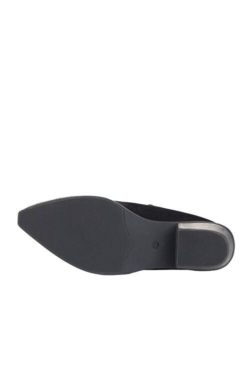 Bueno Shoes Siyah Nubuk Kadın Topuklu Bot 01wd4001 - Görsel 6