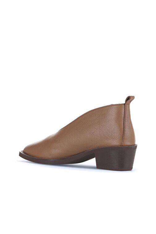 Bueno Shoes Kahverengi Deri Kadın Topuklu Bot 01wd4004 - Görsel 5