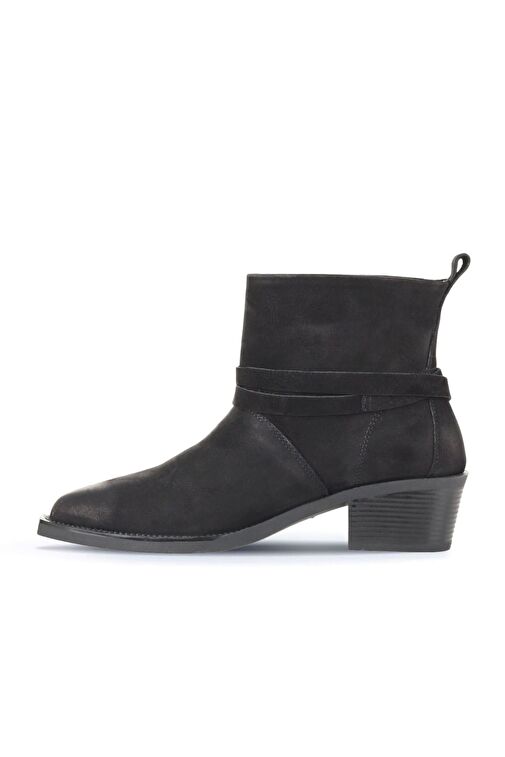 Bueno Shoes Siyah Nubuk Kadın Topuklu Bot 01wd4006 - Görsel 3