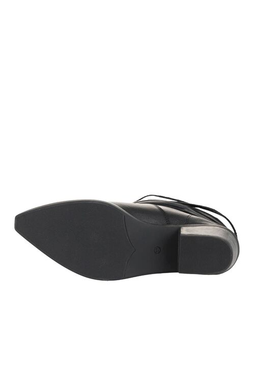 Bueno Shoes Siyah Deri Kadın Topuklu Bot 01wd4007 - Görsel 6