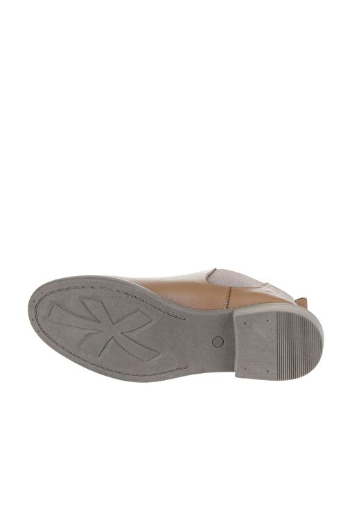 Bueno Shoes Kahverengi Deri Kadın Düz Bot 01wd3810 - Görsel 6