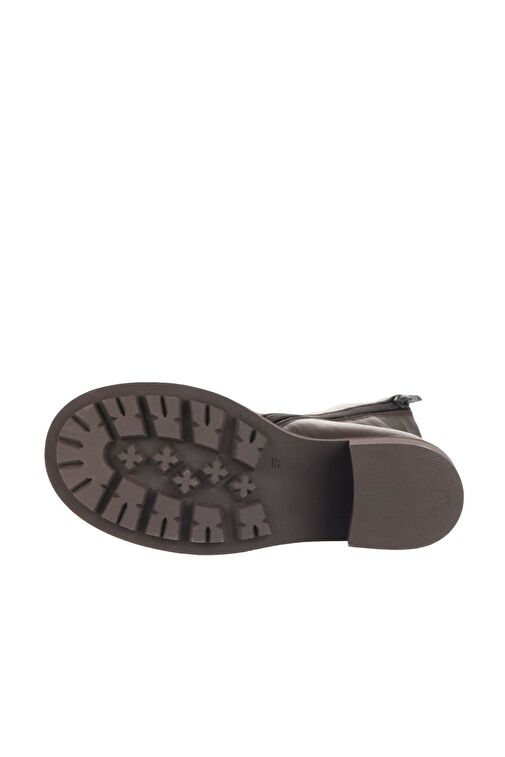 Bueno Shoes Kahverengi Deri Kadın Topuklu Bot 01wz7905 - Görsel 6
