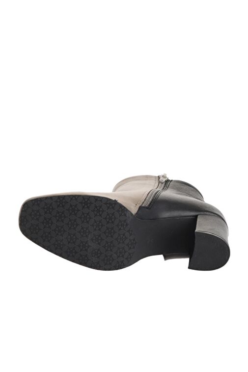 Bueno Shoes Gri Multi Deri Kadın Topuklu Bot 01wd1001 - Görsel 6