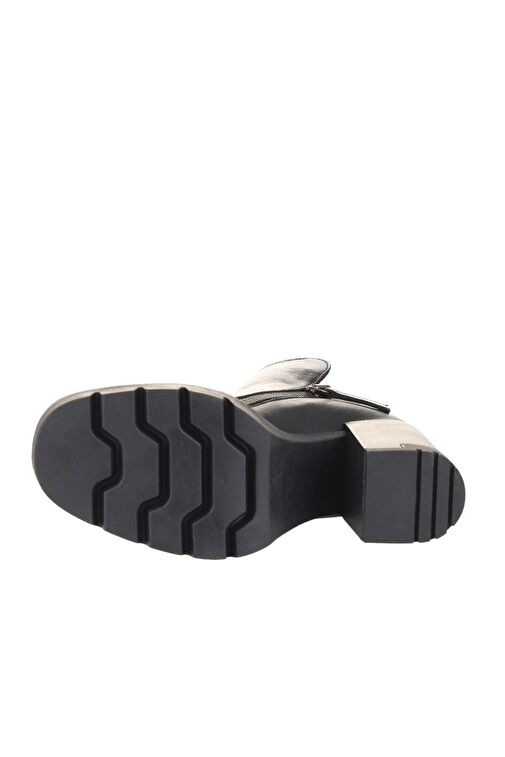 Bueno Shoes Siyah Deri Kadın Topuklu Bot 01wz0801 - Görsel 6