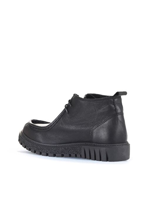 Bueno Shoes Siyah Deri Kadın Düz Bot 01wz5206 - Görsel 5