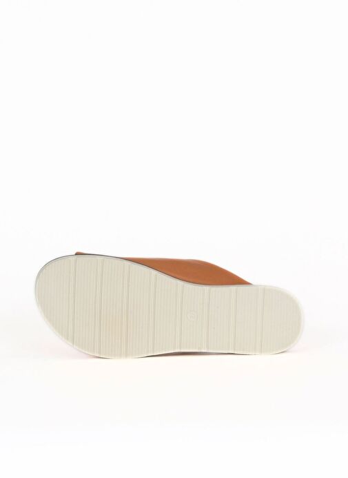 Bueno Shoes Taba Deri Kadın Düz Terlik 01wl0503 - Görsel 6