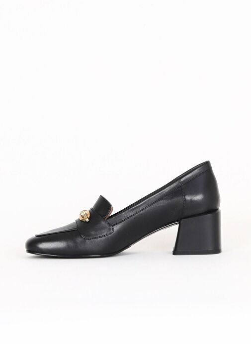 Bueno Shoes Siyah Deri Kadın Topuklu Ayakkabı 33wa7656 - Görsel 4