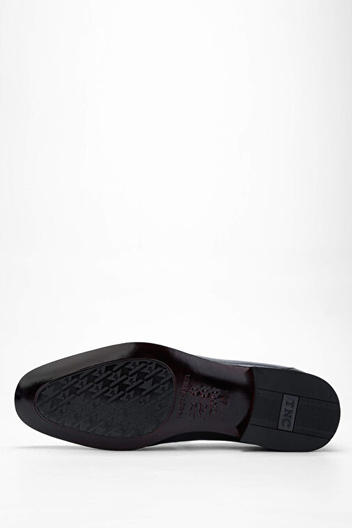 Tamer Tanca Erkek Hakiki Deri Siyah Deri Makosen Ayakkabı - Görsel 7