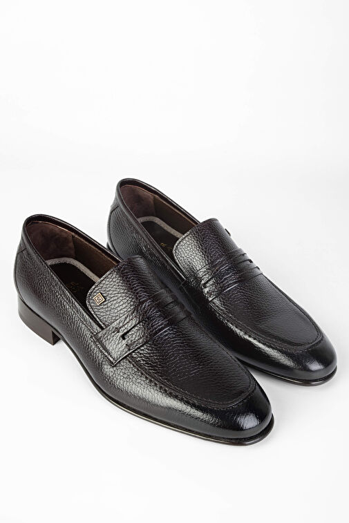 Tamer Tanca Siyah Erkek Deri Loafer 204 6059K ERK AYK Y21 - Görsel 3