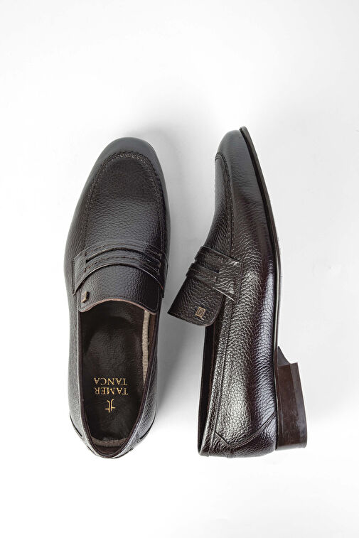 Tamer Tanca Siyah Erkek Deri Loafer 204 6059K ERK AYK Y21 - Görsel 7