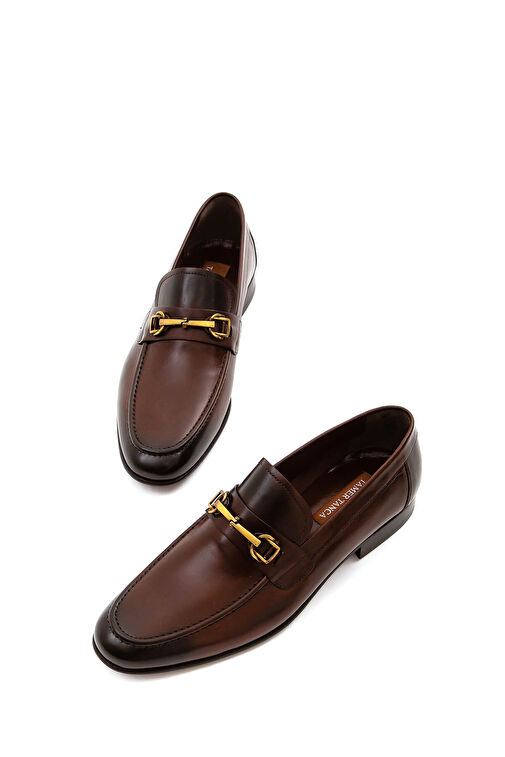 Tamer Tanca Siyah Erkek Deri Loafer 16 5959 ERK AYK Y21 - Görsel 3