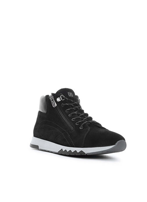 Tamer Tanca Erkek Hakiki Deri Siyah Süet Bot - Görsel 3