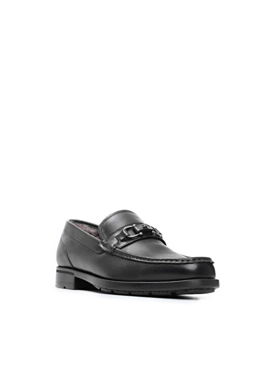 Tamer Tanca Siyah Erkek Deri Loafer 383 4950 ERK AYK SK21-22 - Görsel 3
