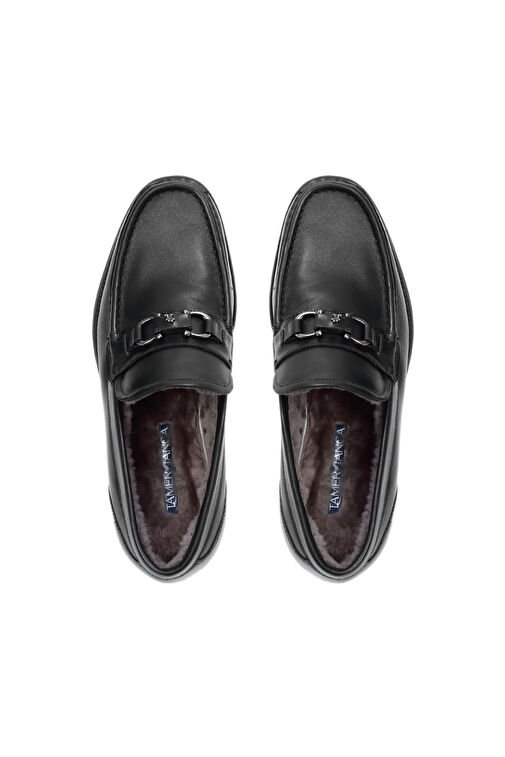 Tamer Tanca Siyah Erkek Deri Loafer 383 4950 ERK AYK SK21-22 - Görsel 5