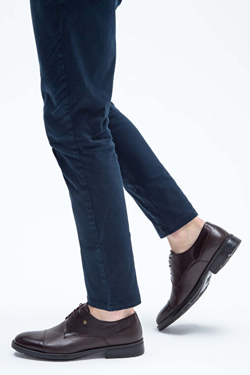 Tamer Tanca Siyah Erkek Deri Klasik Ayakkabı 221 2112 ERK AYK SK21-22 - Görsel 2