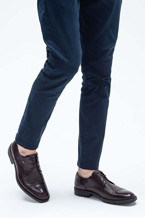 Tamer Tanca Siyah Erkek Deri Klasik Ayakkabı 221 2112 ERK AYK SK21-22 - Görsel 3