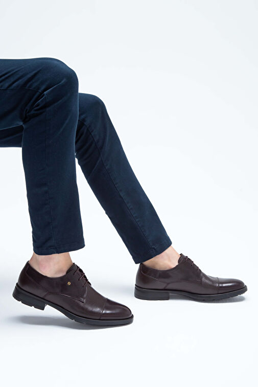 Tamer Tanca Siyah Erkek Deri Klasik Ayakkabı 221 2112 ERK AYK SK21-22 - Görsel 4