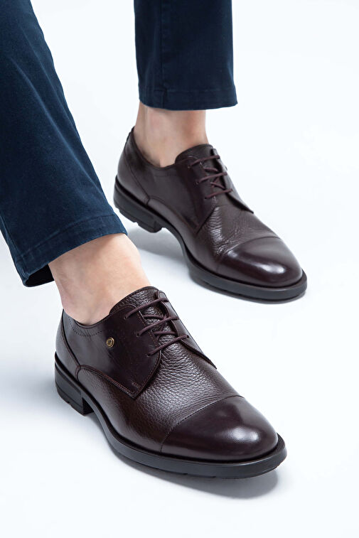 Tamer Tanca Siyah Erkek Deri Klasik Ayakkabı 221 2112 ERK AYK SK21-22 - Görsel 5