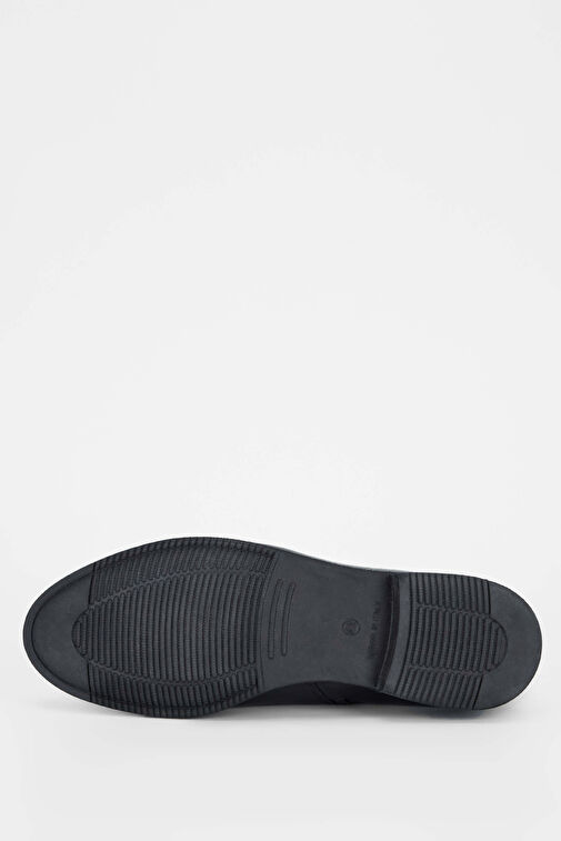 Tamer Tanca Erkek Hakiki Deri Siyah Casual Bot - Görsel 7