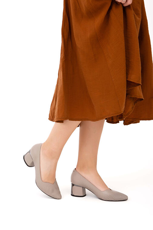 Tamer Tanca Vizon Kadın Deri Klasik Ayakkabı 775 1294 BYN AYK SK21-22 - Görsel 2