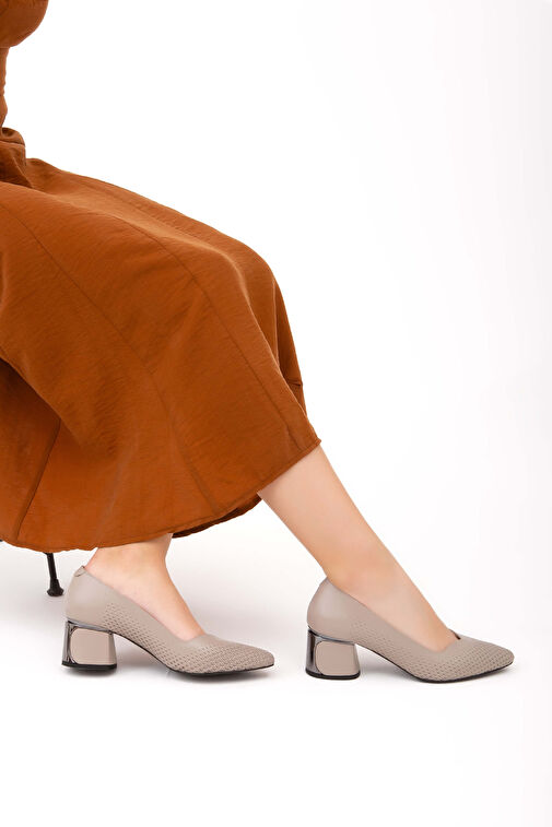 Tamer Tanca Vizon Kadın Deri Klasik Ayakkabı 775 1294 BYN AYK SK21-22 - Görsel 4