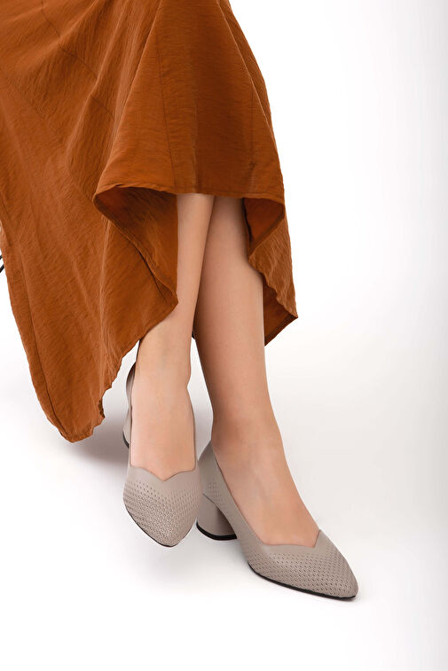 Tamer Tanca Vizon Kadın Deri Klasik Ayakkabı 775 1294 BYN AYK SK21-22 - Görsel 5