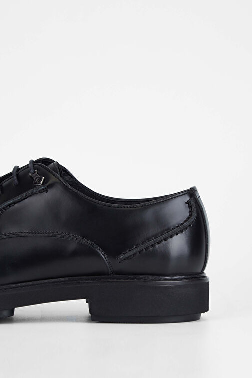 Tamer Tanca Erkek Hakiki Deri Siyah Açma Casual Ayakkabı - Görsel 5