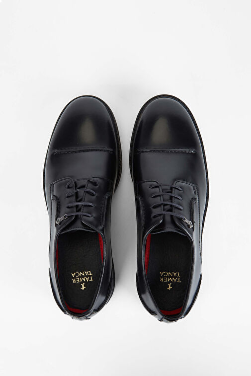 Tamer Tanca Erkek Hakiki Deri Siyah Açma Casual Ayakkabı - Görsel 6