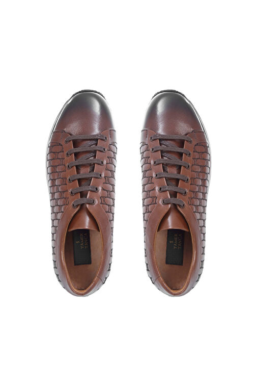 Tamer Tanca Erkek Hakiki Deri Taba Casual Ayakkabı - Görsel 5