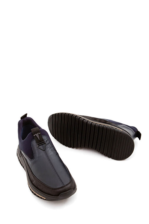 Tnc Sports Kahverengi-Siyah Erkek Deri Sneaker 381 14086 ERK AYK SK21-22 - Görsel 2