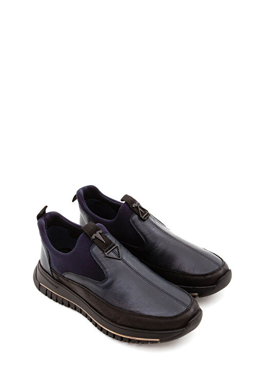 Tnc Sports Kahverengi-Siyah Erkek Deri Sneaker 381 14086 ERK AYK SK21-22 - Görsel 3