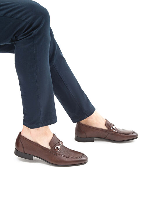 Tamer Tanca Siyah Erkek Deri Loafer 537 3050 ERK AYK SK21-22 - Görsel 4