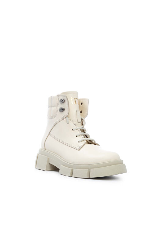 Tamer Tanca Kadın Hakiki Deri Bej Spor Bot - Görsel 3