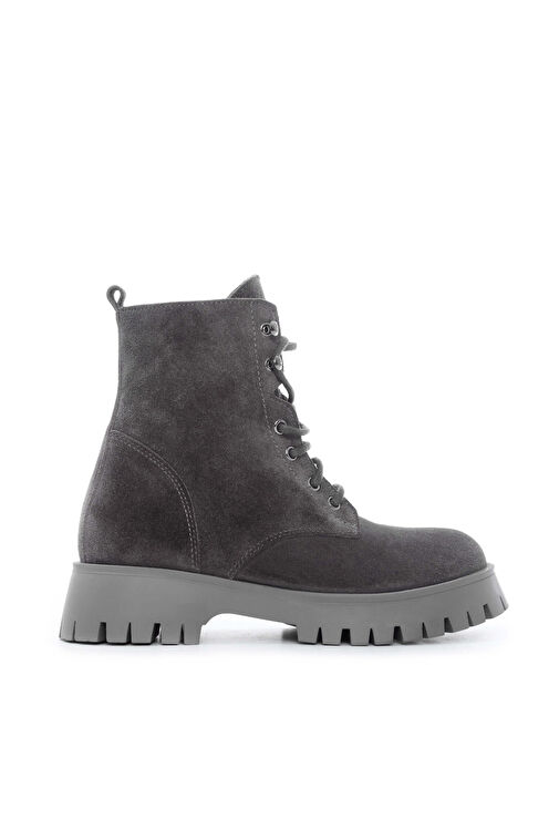 Tamer Tanca Kadın Hakiki Deri Gri POSTAL Bot - Görsel 2