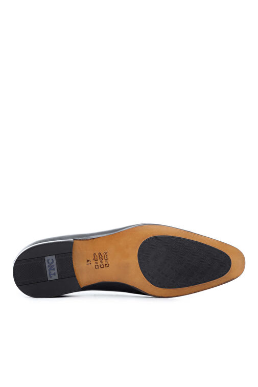 Tamer Tanca Erkek Hakiki Deri Siyah Klasik Ayakkabı - Görsel 6