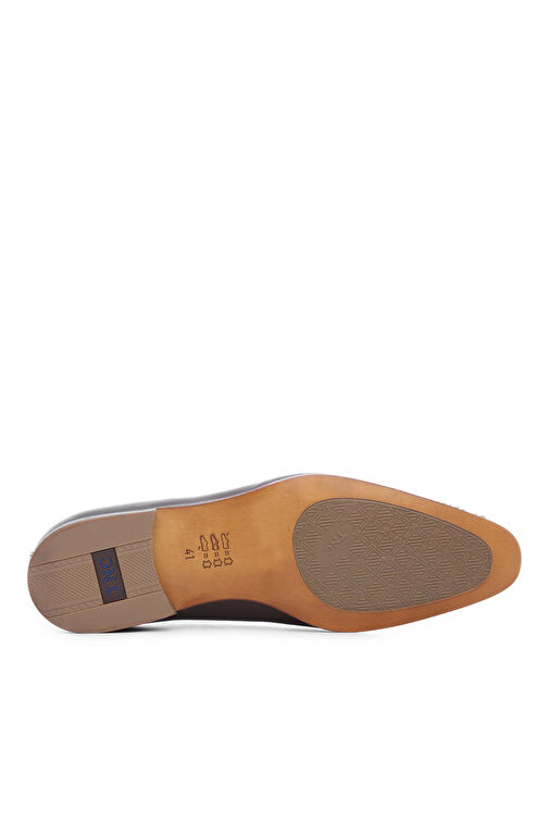 Tamer Tanca Erkek Hakiki Deri Kahverengi Klasik Ayakkabı - Görsel 6