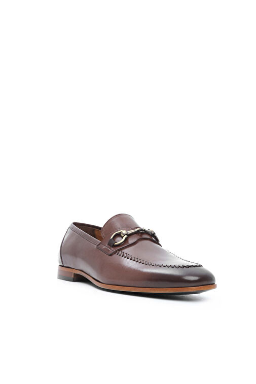 Tamer Tanca Erkek Hakiki Deri Taba Bufalo Makosen Ayakkabı - Görsel 3