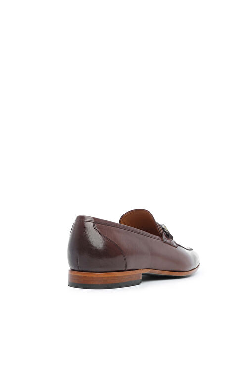 Tamer Tanca Erkek Hakiki Deri Taba Bufalo Makosen Ayakkabı - Görsel 4