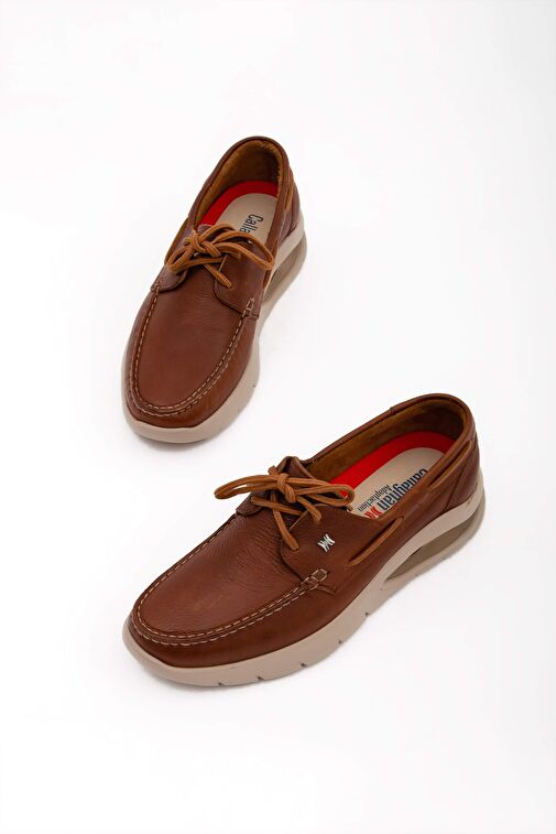 CALLAGHAN Erkek Hakiki Deri Bej Casual Ayakkabı - Görsel 4