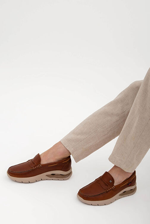 CALLAGHAN Erkek Hakiki Deri Kahverengi Casual Ayakkabı - Görsel 3