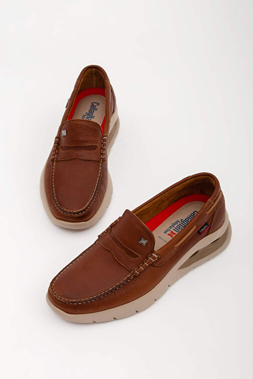 CALLAGHAN Erkek Hakiki Deri Kahverengi Casual Ayakkabı - Görsel 4